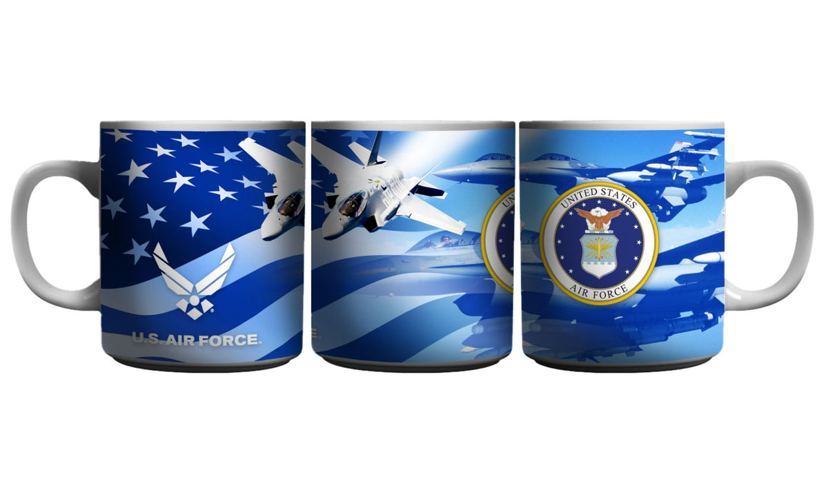 Air Force Crest Mug – PAX River Naval Air Museum Gift Shop