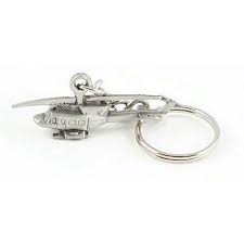 UH-1 Huey Keychain - Pewter