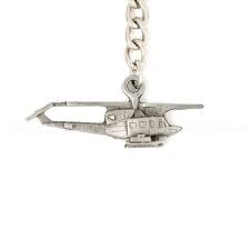 UH-1 Huey Keychain - Pewter