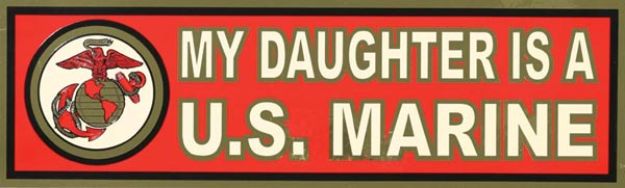 My Daughter is U.S. Marine-Decal