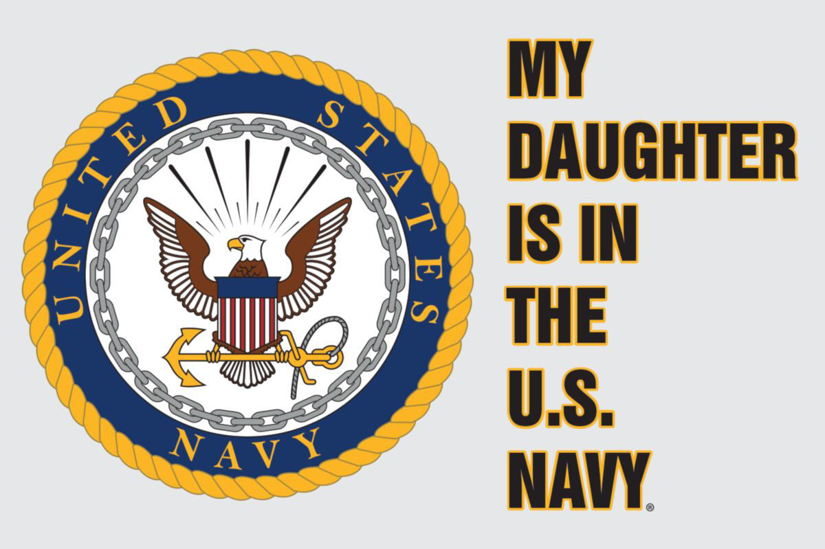 My Daughter is in the Navy Decal