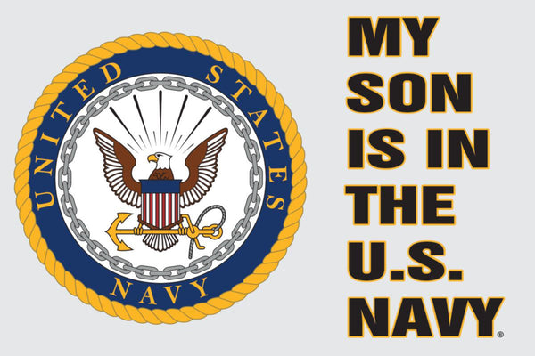 My Son is in the Navy Decal