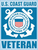 US Coast Guard Veteran Decal