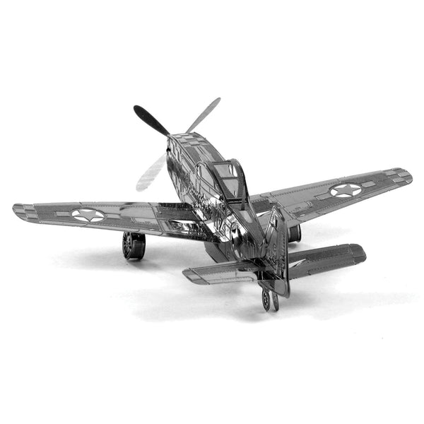 P-51 Mustang - Silver - Metal Earth