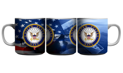 USN Crest Mug