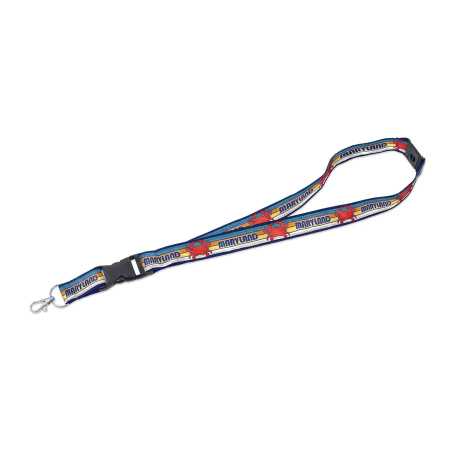 MD Retro Crab Lanyard