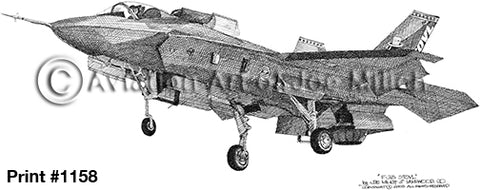 F-35 STOVL Drawing - 8x10