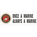 Once a Marine Decal