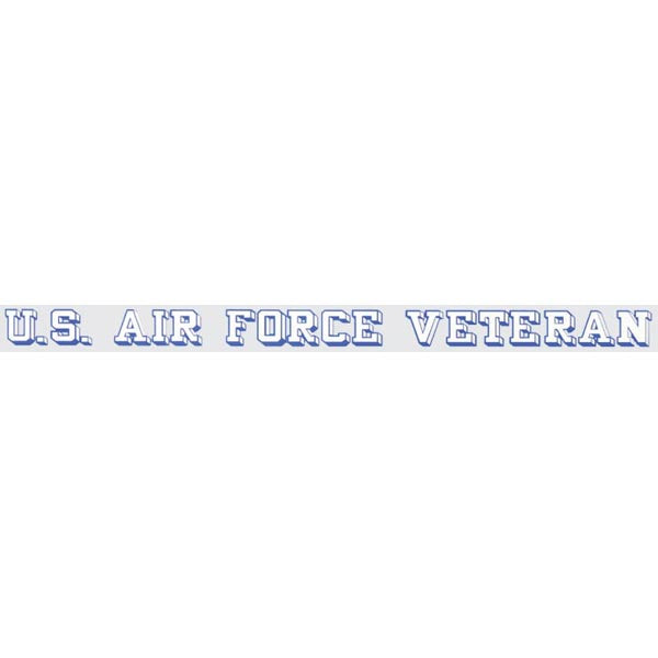 US Air Force Veteran Decal-18 x 1.25