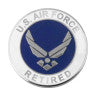 USAF Retired Circle Pin