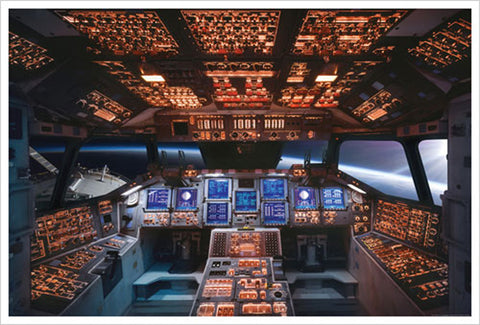 Poster #18 - Space Shuttle Cockpit