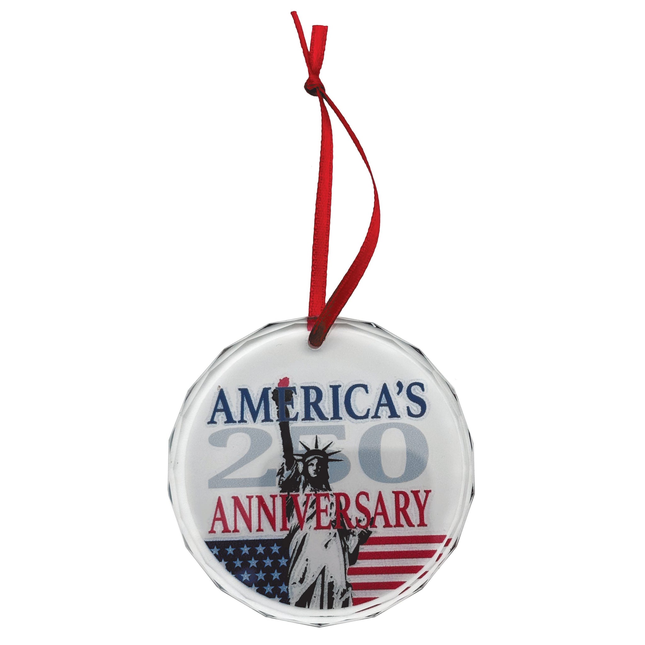 250th Anniversary Liberty Glass Ornament