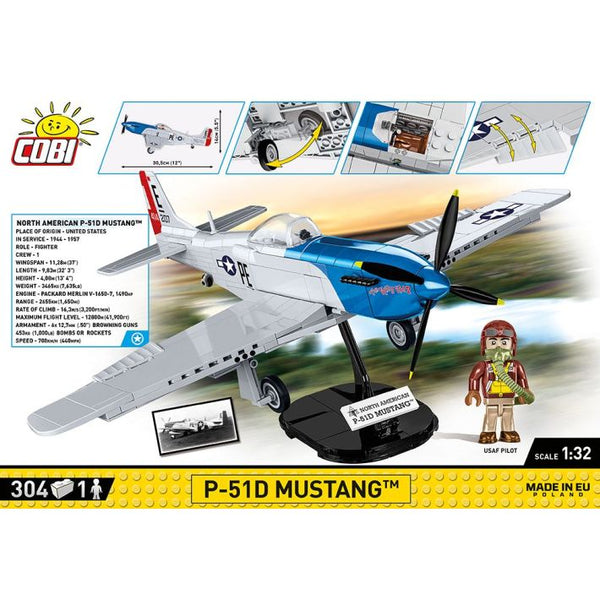 P-51 D Mustang Blocks Set