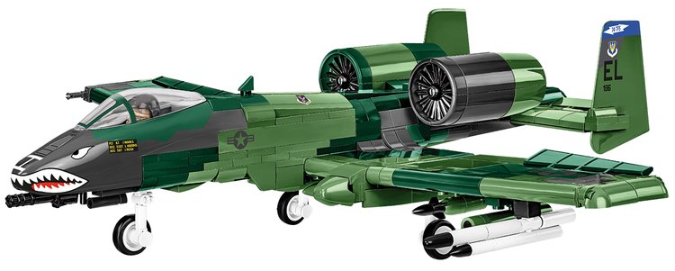 A-10 Thunderbolt II Warthog Blocks Set (GREEN)