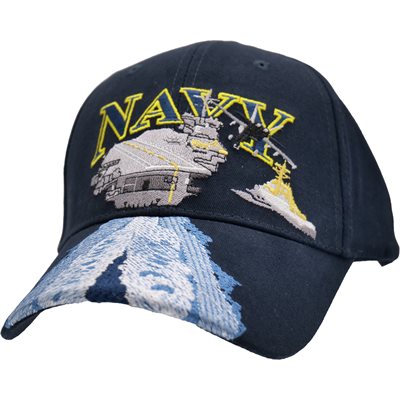 Navy w/ Aircraft Carrier Cap