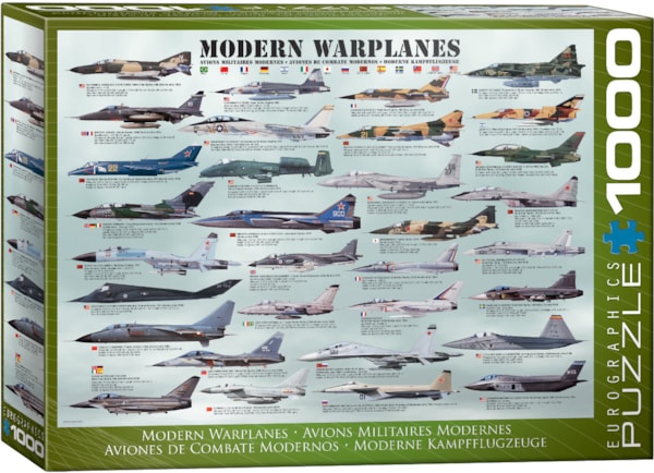 Modern Warplanes Puzzle-1000 pc