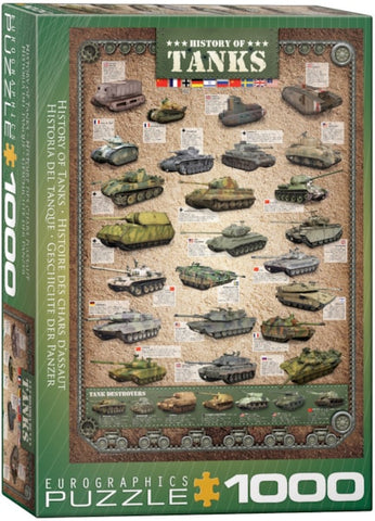 History of Tanks Puzzle-1000 pc