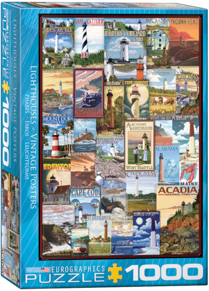 Lighthouses Puzzle-1000 pc
