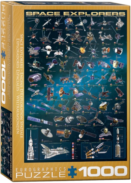 Space Explorers Puzzle-1000 pc