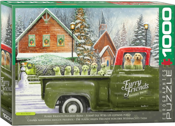 Furry Friends Labs Puzzle-1000 pc