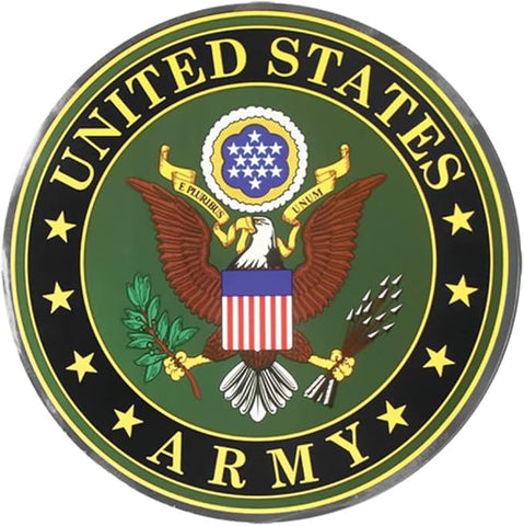 US Army Crest Decal-Circle