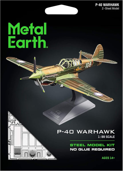 P-40 Warhawk - COLOR - Metal Earth