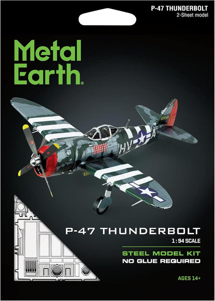 P-47 Thunderbolt - COLOR - Metal Earth