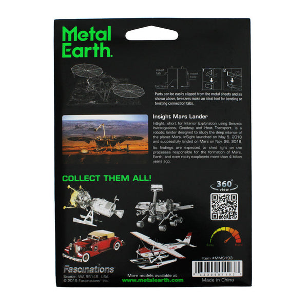 Insight Mars Lander - COLOR - Metal Earth