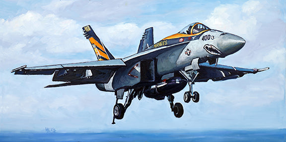 FA-18 Hornet "VIGILANTES" - Color Drawing