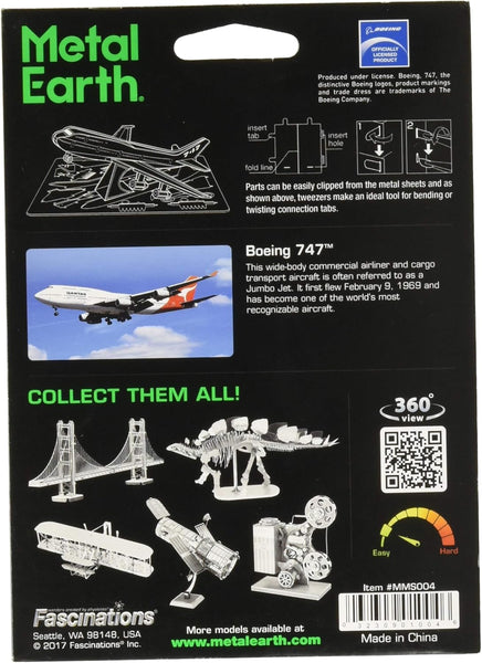Boeing 747 - Metal Earth