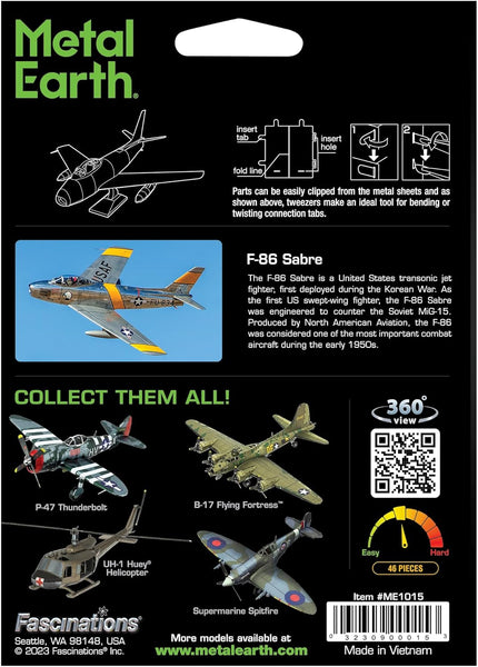 F-86 Sabre - Metal Earth