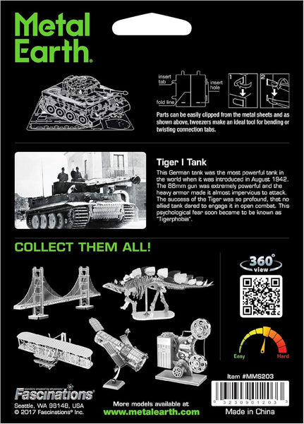 Tiger Tank - Metal Earth