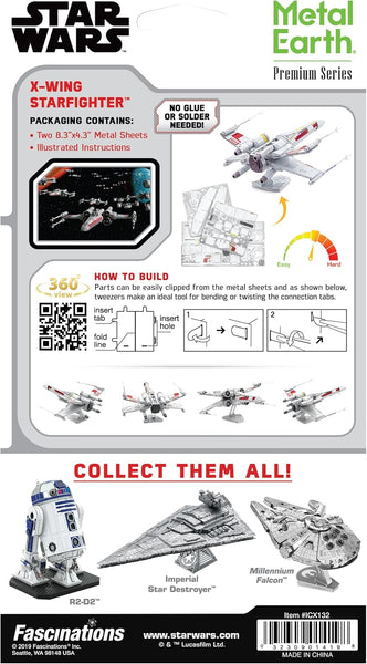 Star Wars X-Wing Starfighter - COLOR - Metal Earth