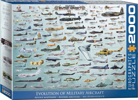 Evolution of Military Aircraft-Puzzle : 2000 Pc