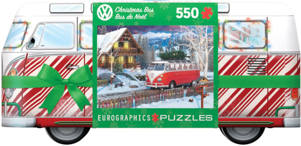 Christmas VW Van Tin Puzzle-550 pc