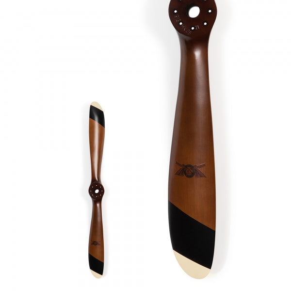 Small Sopwith Propeller-Black w/Ivory Edge Tips