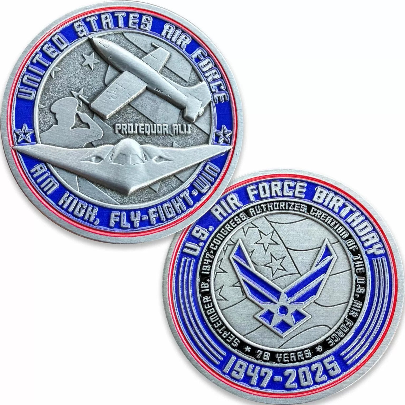 USAF Anniversary Coin – PAX River Naval Air Museum Gift Shop