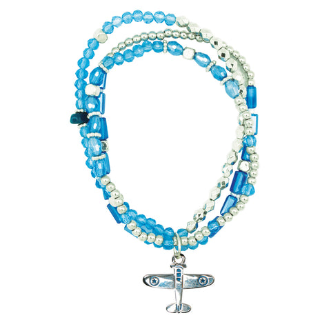 Airplane Triple Bracelet