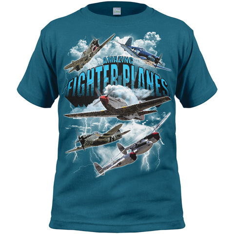 Amazing Fighter Planes Kids T-Shirt