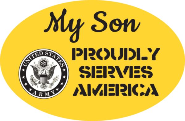 My Son Proudly Serves America-Decal