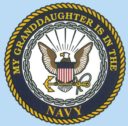 My Granddaughter is in the Navy-decal