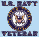 US Navy Veteran Crest Decal