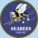 Seabees Decal-round