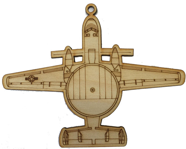 E-2 Wood Ornament