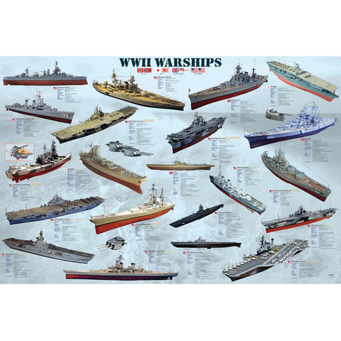Poster #42 - WWII Warships