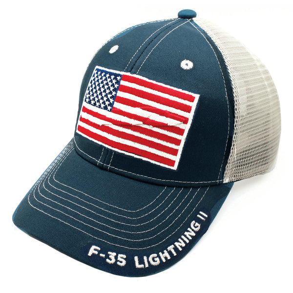 American Flag F-35 Cap