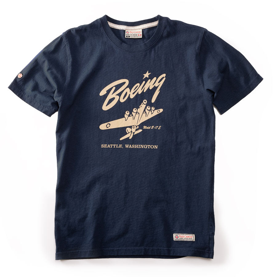 Boeing B-17 T-Shirt-Blue : XXL