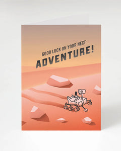 Good Luck Mars Rover Card