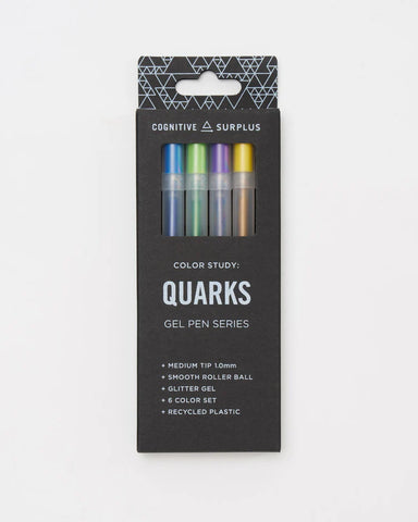 Quarks Gel Pens - Set of 6