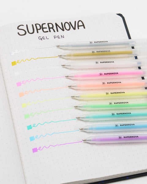 SUPERNOVA Gel Pens - Set of 10